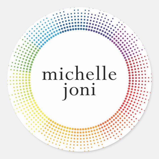 Pegatinas de Michelle Joni (Anverso)
