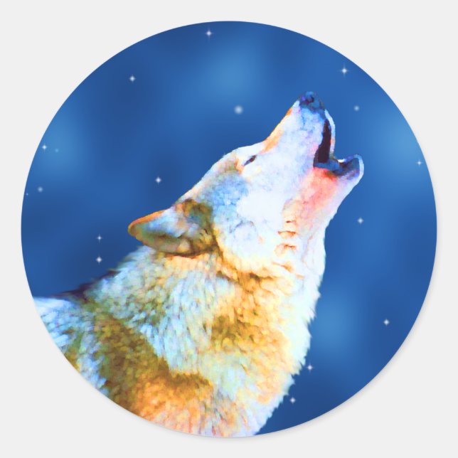 Pegatinas de Midnight Howl (Anverso)