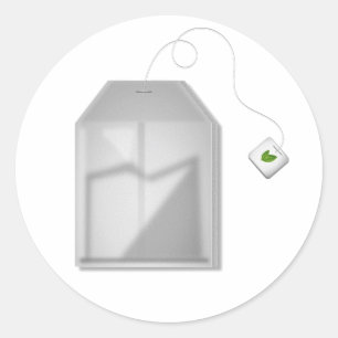 Pegatinas de Mint Tea Bag
