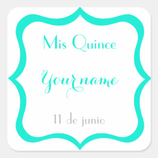 Pegatinas de Mis Quince - Personalizar