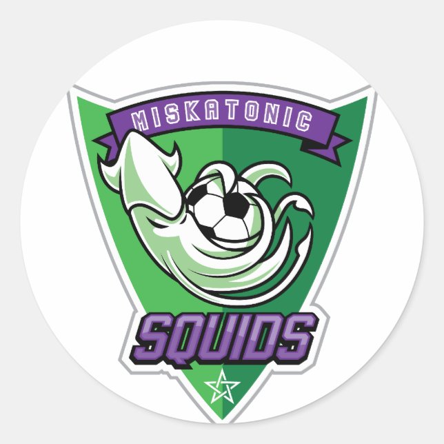 Pegatinas de Miskatonic Squids (Anverso)