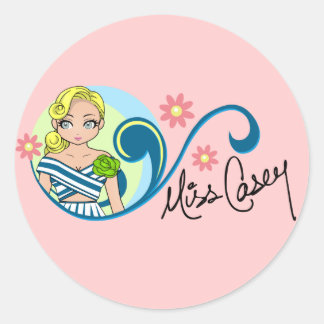 pegatinas de Miss Casey