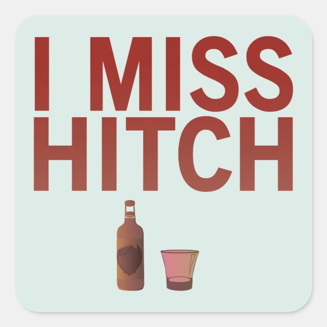 Pegatinas de Miss Hitch (oscuridad en la luz) (Anverso)