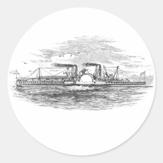 Pegatinas de Mississippi Steamboat