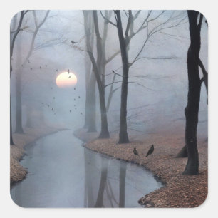 Pegatinas de Misty Morning