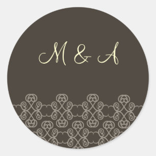 pegatinas de mocha damask