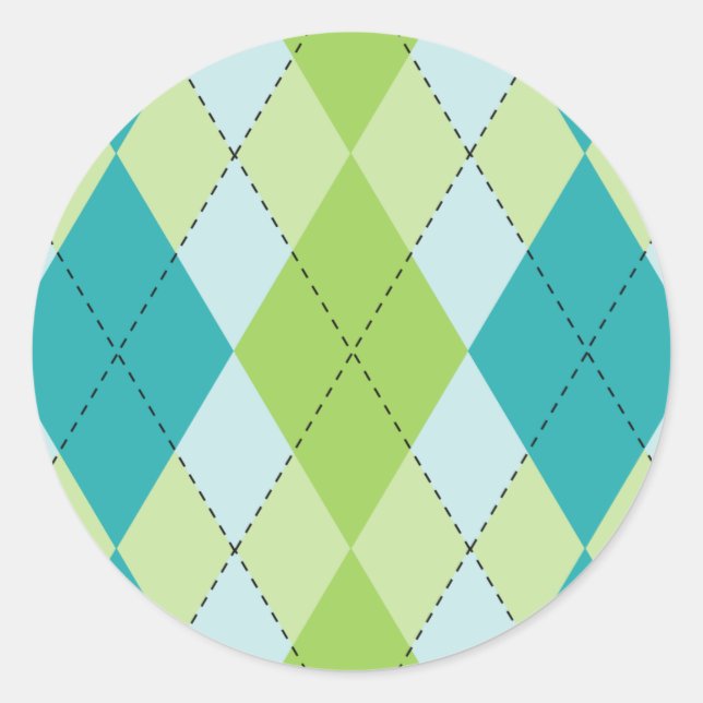 Pegatinas de Mod Argyle (Anverso)