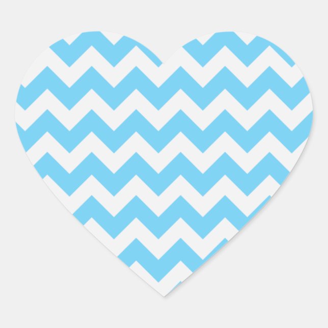 Pegatinas de moda de Chevron Heart (Anverso)