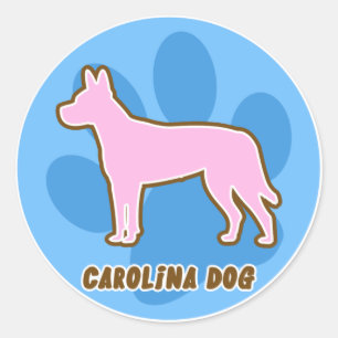 Pegatinas de moda del perro de Carolina