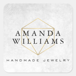 Pegatinas de moda Faux Gold Gemstone Joyry Designe