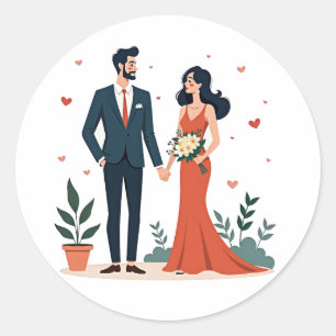 Pegatinas de Momento Romántico