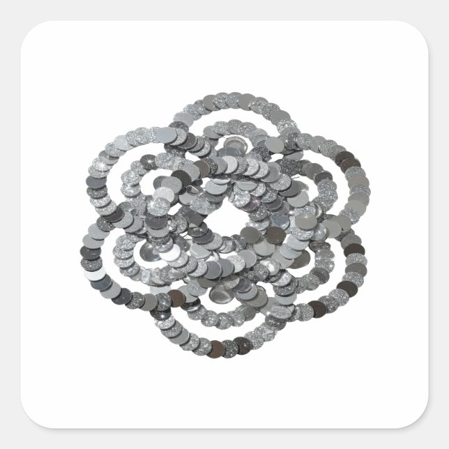Pegatinas de monedas de plata llamativas (Anverso)