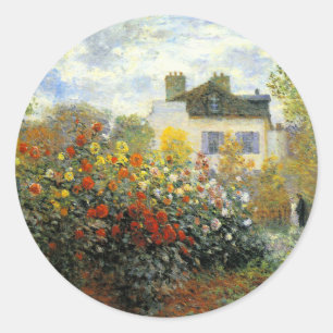 Pegatinas de Monet Rosa Garden