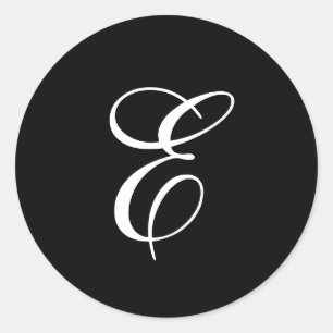 Pegatinas de monograma E