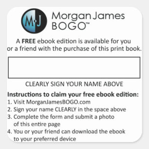Pegatinas de Morgan James BOGO