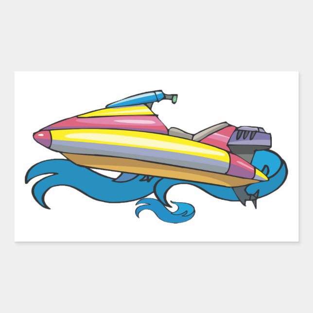 Pegatinas de moto de agua (Anverso)