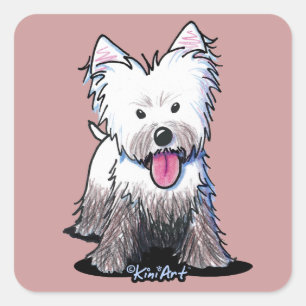 Pegatinas de Muddy Westie