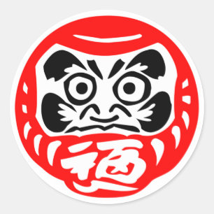 Pegatinas de muñeca Daruma