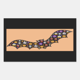 pegatinas de murciélagos de emoji