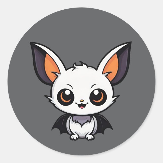 Pegatinas de murciélagos de vampiros de Personaliz (Anverso)