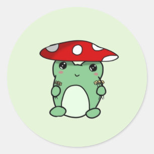 Pegatinas de Mushroom Froggy