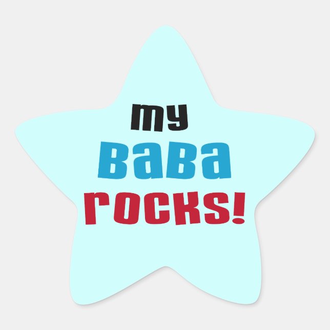 Pegatinas de My Baba Rocks (Anverso)