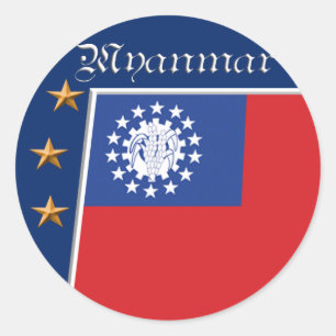 pegatinas de myanmar