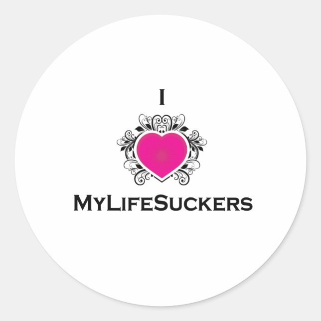 Pegatinas de MyLifeSuckers (Anverso)