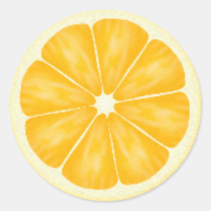 Pegatinas de naranja Slice