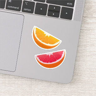 Pegatinas de Naranja y Toronja Citricos