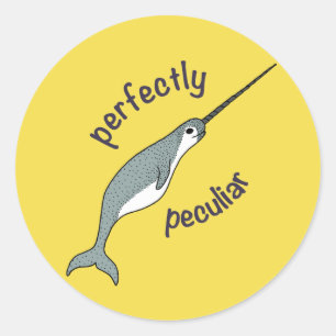 Pegatinas de Narwhal perfectamente peculiares