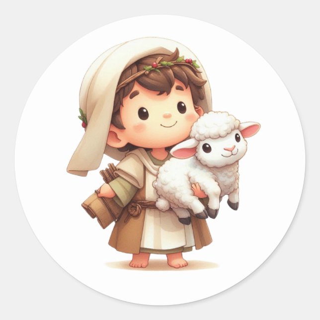 Pegatinas de Natividad Festividad (Anverso)