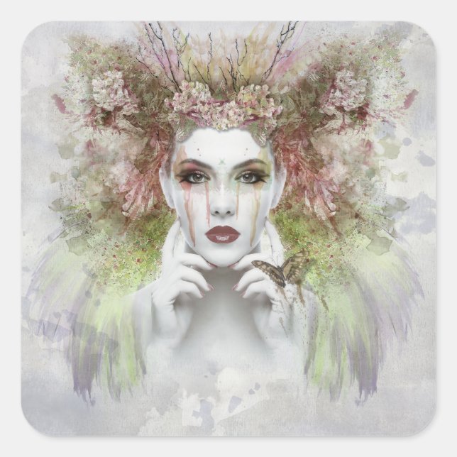 pegatinas de naturaleza materna (Anverso)