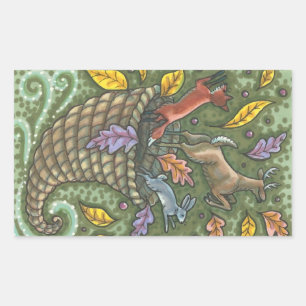 Pegatinas DE NATURE'S BOUNTY WILDLIFE CORNUCOPIA R
