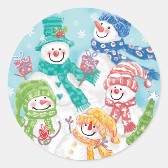 Pegatinas de Navidad (Anverso)
