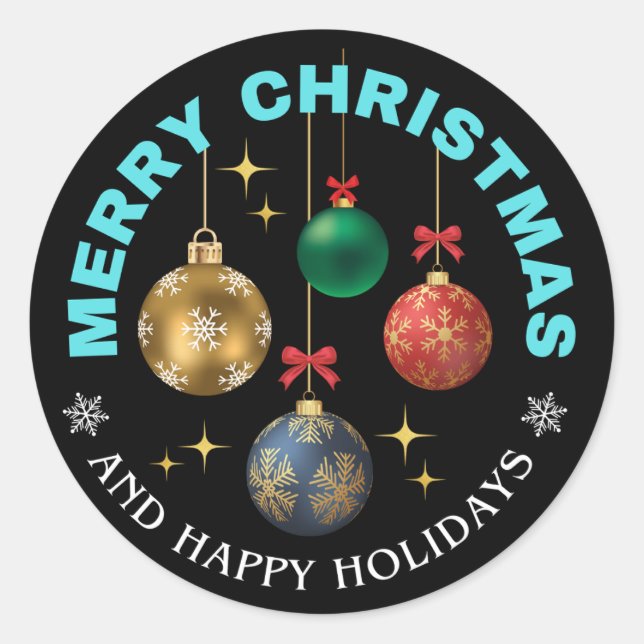 Pegatinas de navidad (Anverso)