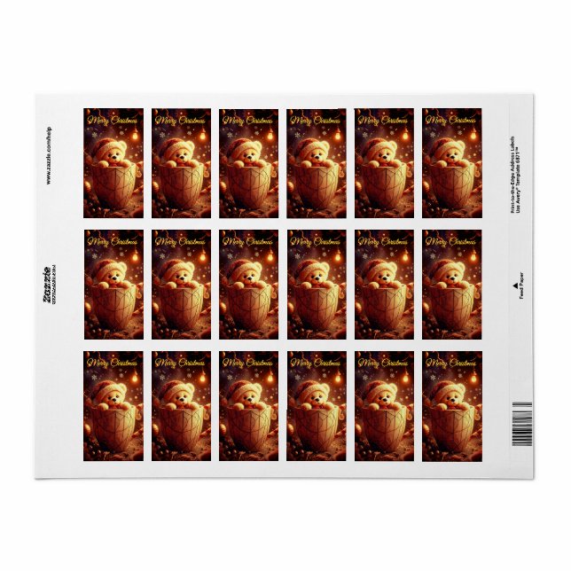 pegatinas de Navidad  (Hoja Entera)