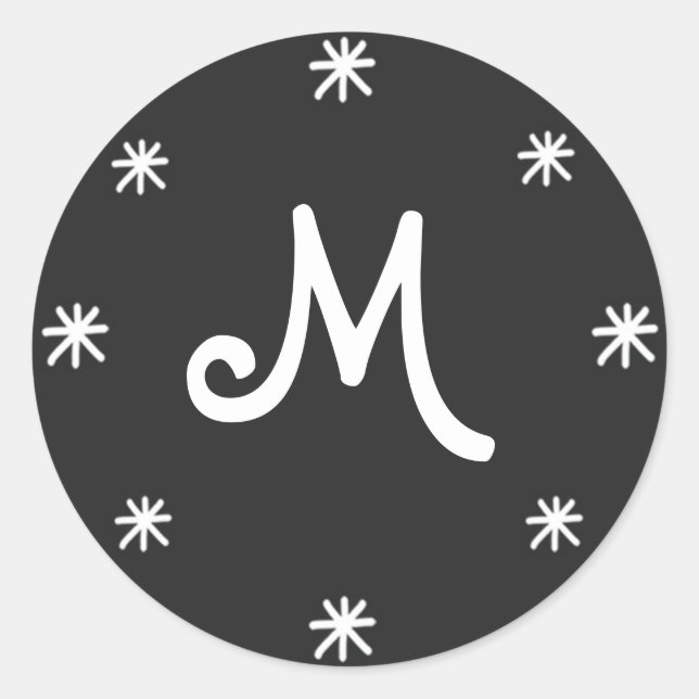 Pegatinas de navidad alegre - Negro (Anverso)