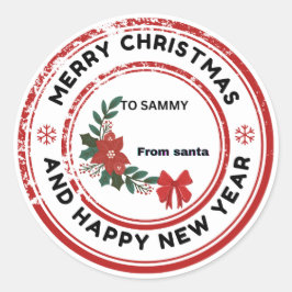 Pegatinas de navidad amarga