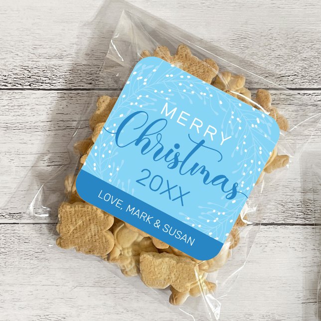 Pegatinas de Navidad cuadradas (Subido por el creador)