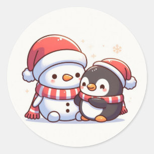 Pegatinas de Navidad Cute Kawaii
