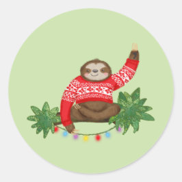 Pegatinas de Navidad de Stanley Sloth