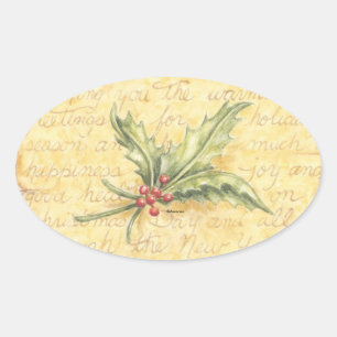 Pegatinas de Navidad Holly Lees