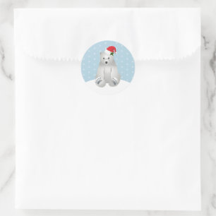 Pegatinas de Navidad Oso Polar