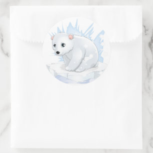 Pegatinas de Navidad - Oso Polar