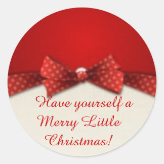 Pegatinas de Navidad redondas