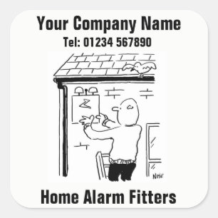 Pegatinas de negocios de Home Alarm Fitter