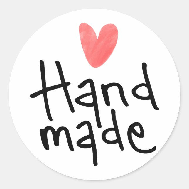 Pegatinas de negocios de ida y vuelta, hechos a ma (Anverso)