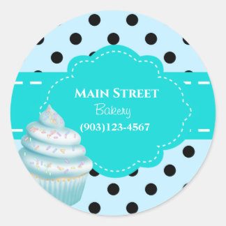 Pegatinas de negocios de panadería personalizado