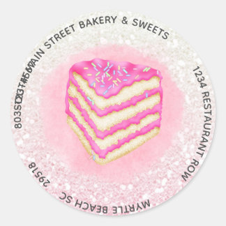Pegatinas de negocios de panadería personalizado